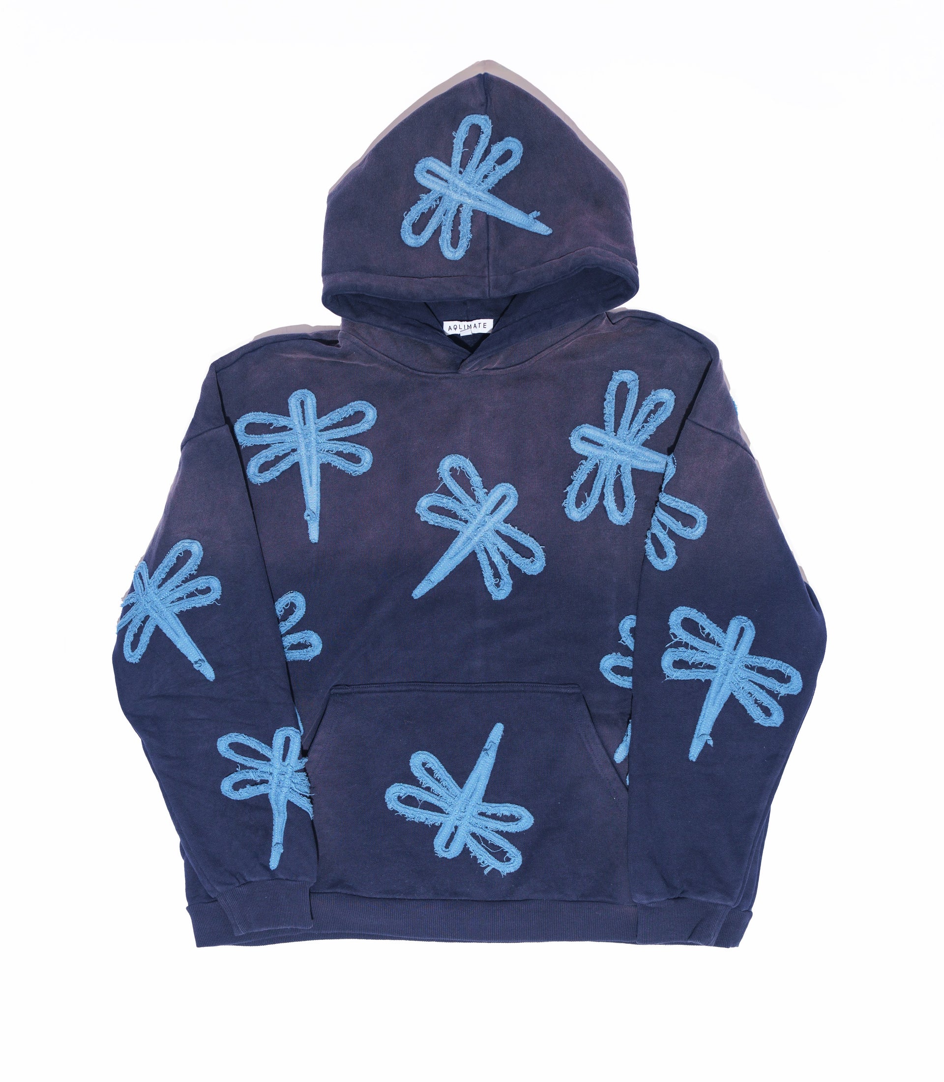 'Blue Raspberry' Dragonfly Hoodie