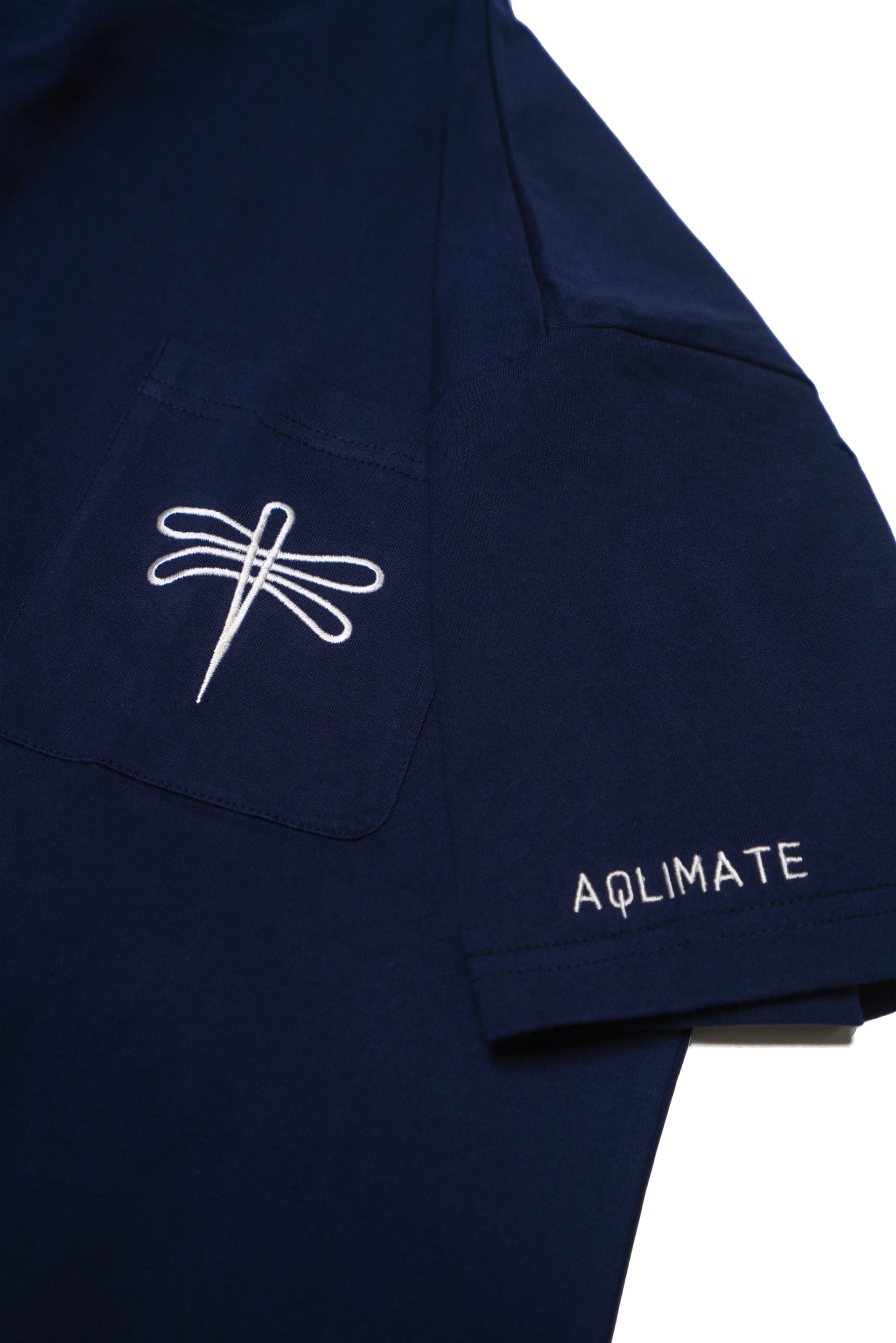 ‘Dragonfly’ Pocket Tee (Navy)