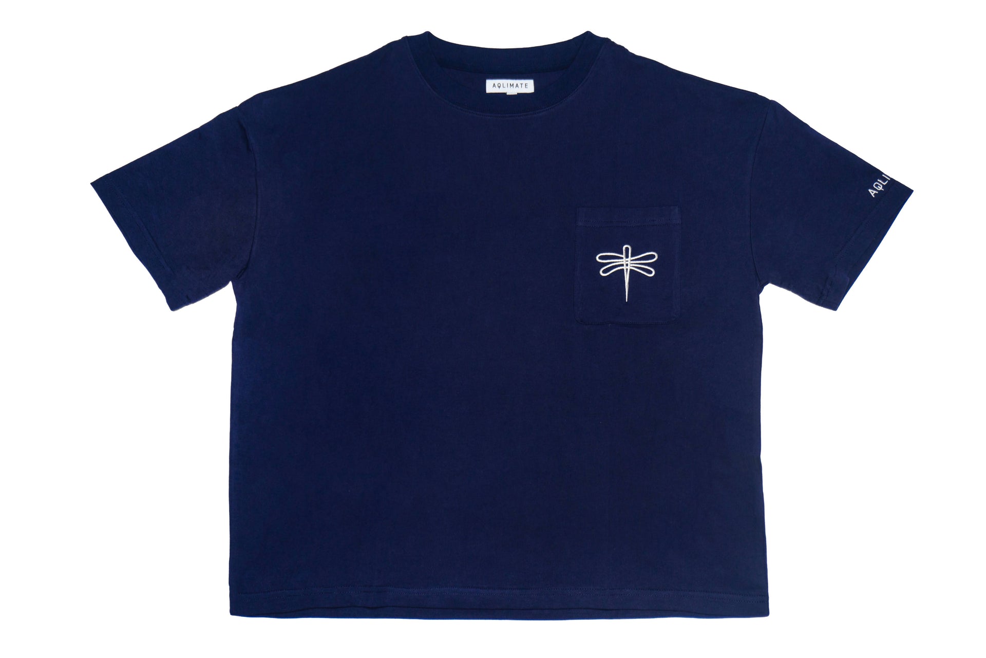 ‘Dragonfly’ Pocket Tee (Navy)