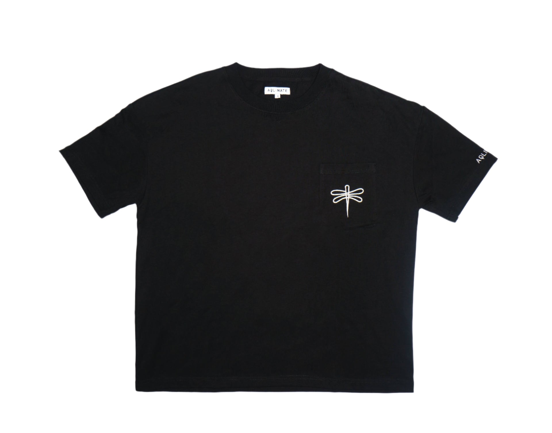 ‘Dragonfly’ Pocket Tee (Black)
